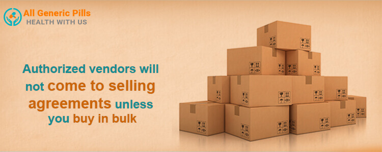 Authorized vendors will not come to selling agreements unless you buy in bulk