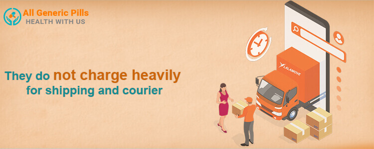 They do not charge heavily for shipping and courier